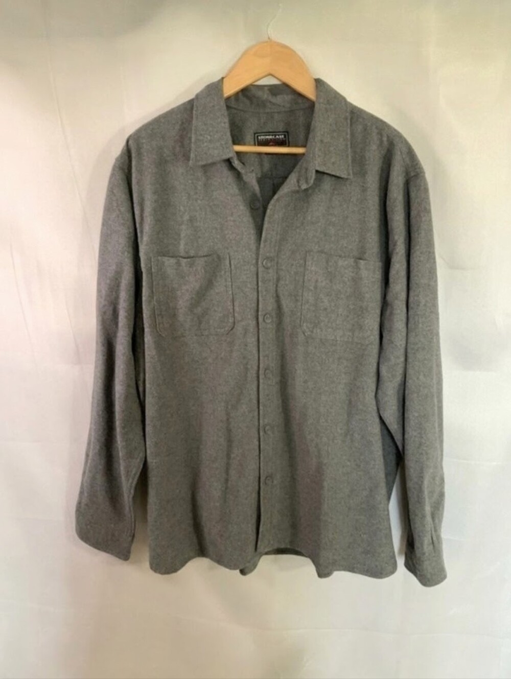 Stonecast Heavyweight Cotton Flannel Shirt Jacket Heather Grey XXL